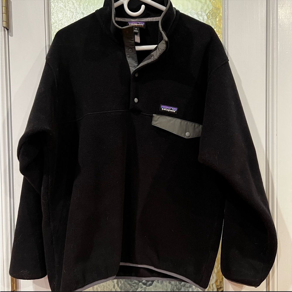 Synchilla Fleece Pullover snap collar